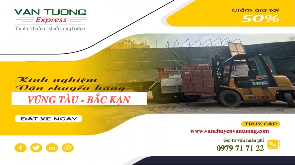 Vận chuyển hàng hoá Vũng Tàu đi Bắc Kạn