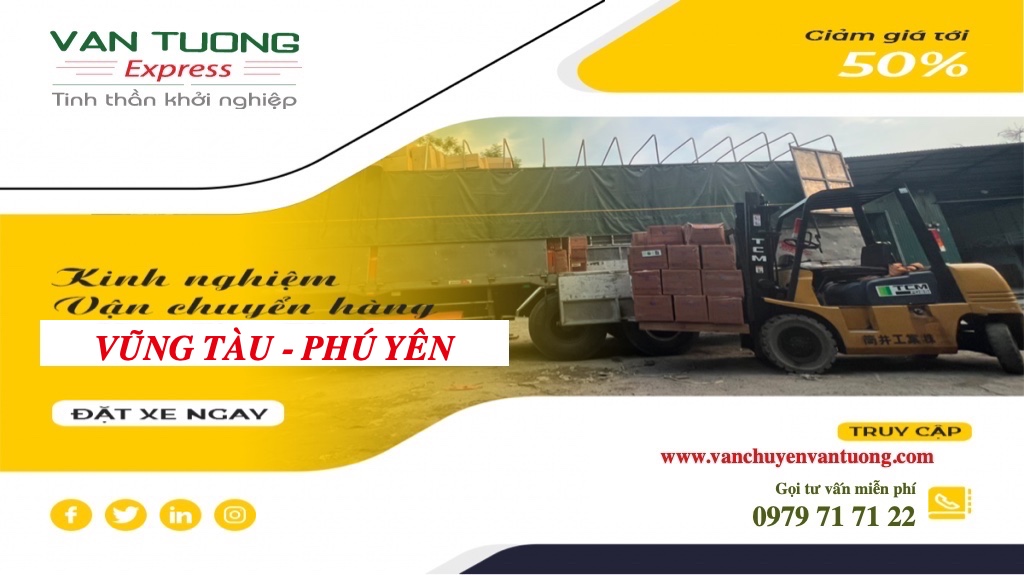 Vận chuyển hàng hoá Vũng Tàu đi Phú Yên