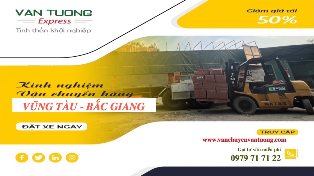 Vận chuyển hàng hoá Vũng tàu đi Bắc Giang